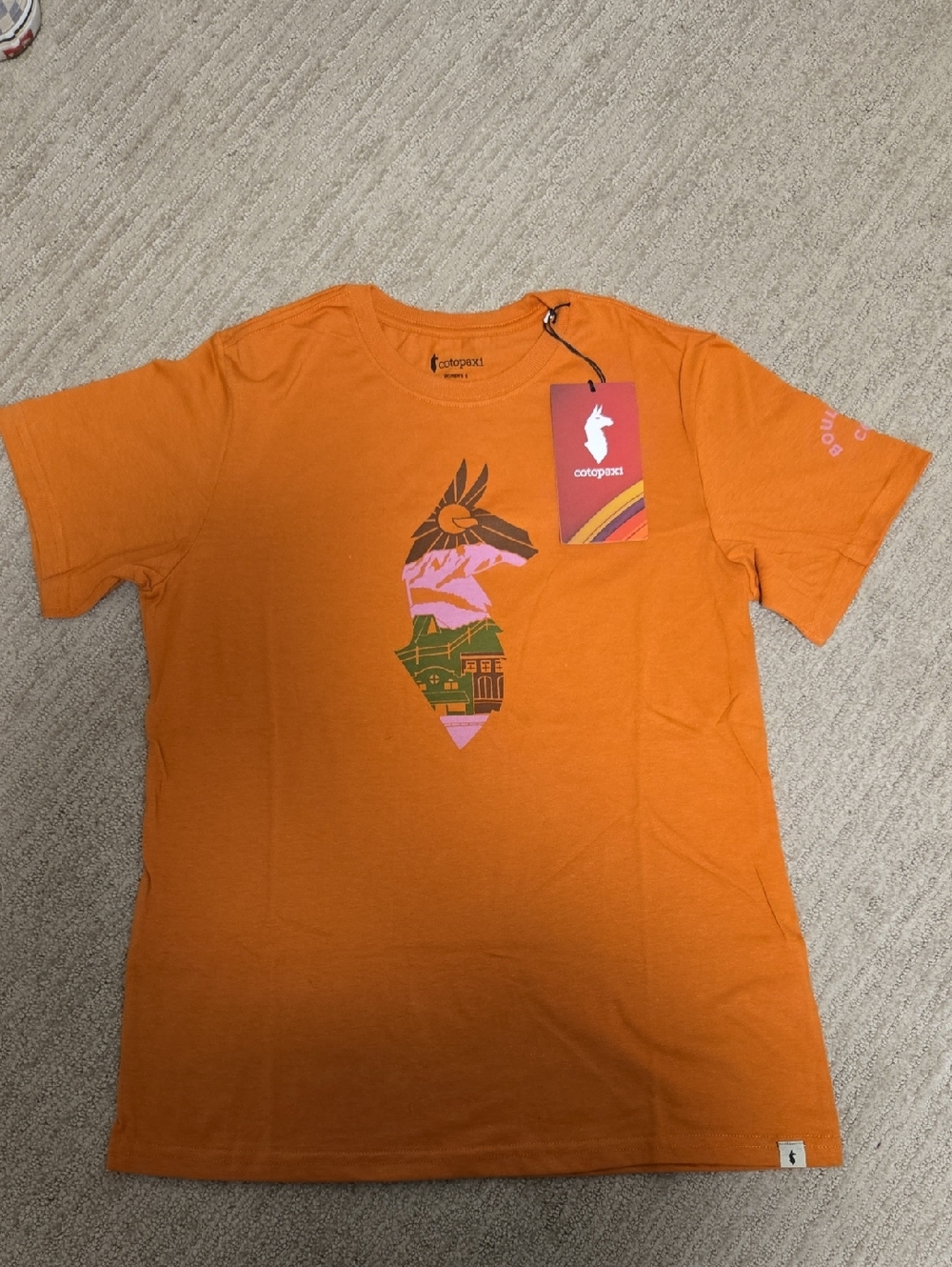 LIMITED EDITION! NWT cotopaxi City Llama Organic T-Shirt-Boulder-Tamarindo - Picture 2 of 5